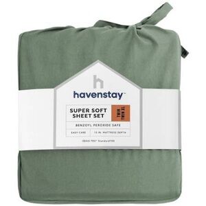 Havenstay Sheets, Full, Green